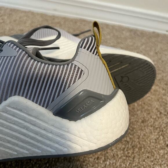 NWOT Velaasa Raptor Grey and Gold Weightlifting Workout Shoes Women's 7.5 - Picture 4 of 8